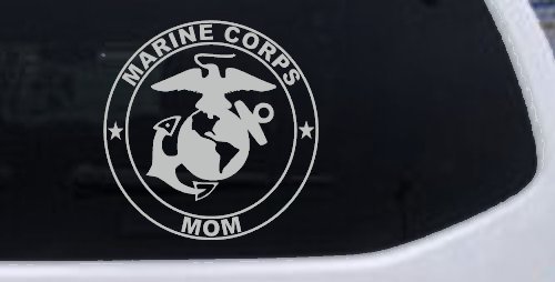 Marine Corps Mom Seal Military Car or Truck Window Decal Sticker