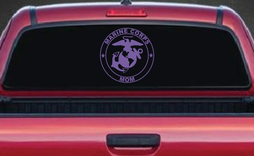 Marine Corps Mom Seal Military Car or Truck Window Decal Sticker