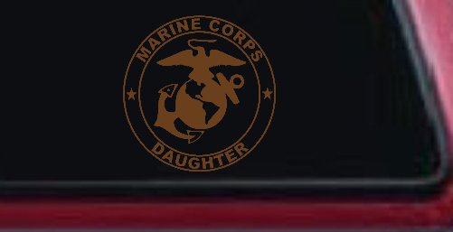 Marine Corps Daughter Seal Military Car or Truck Window Decal Sticker