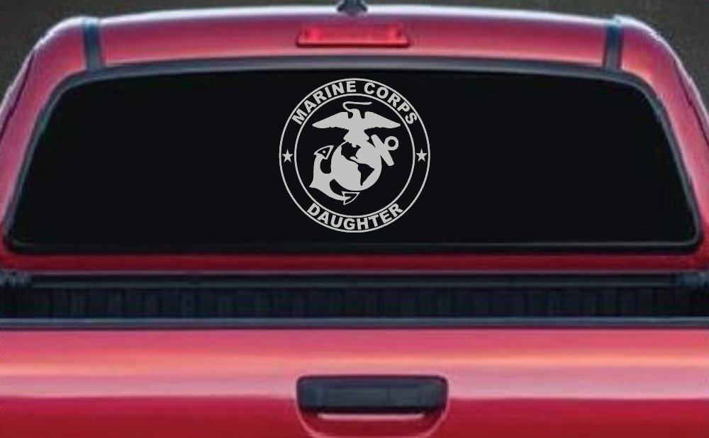 Marine Corps Daughter Seal Military Car or Truck Window Decal Sticker