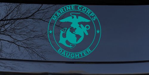 Marine Corps Daughter Seal Military Car or Truck Window Decal Sticker