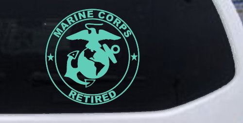 Marine Corps Retired Seal Military Car or Truck Window Decal Sticker (Mint)