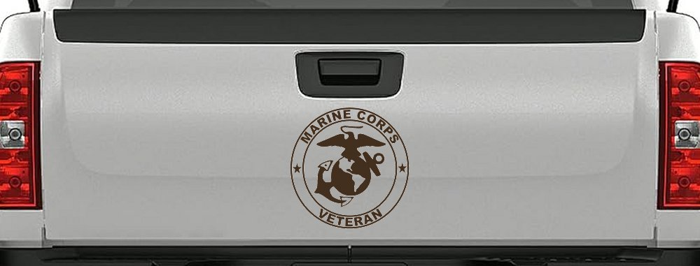 Marine Corps Veteran Seal Military Car or Truck Window Decal Sticker