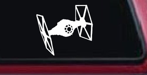 Tie Fighter Sci Fi Car or Truck Window Decal Sticker