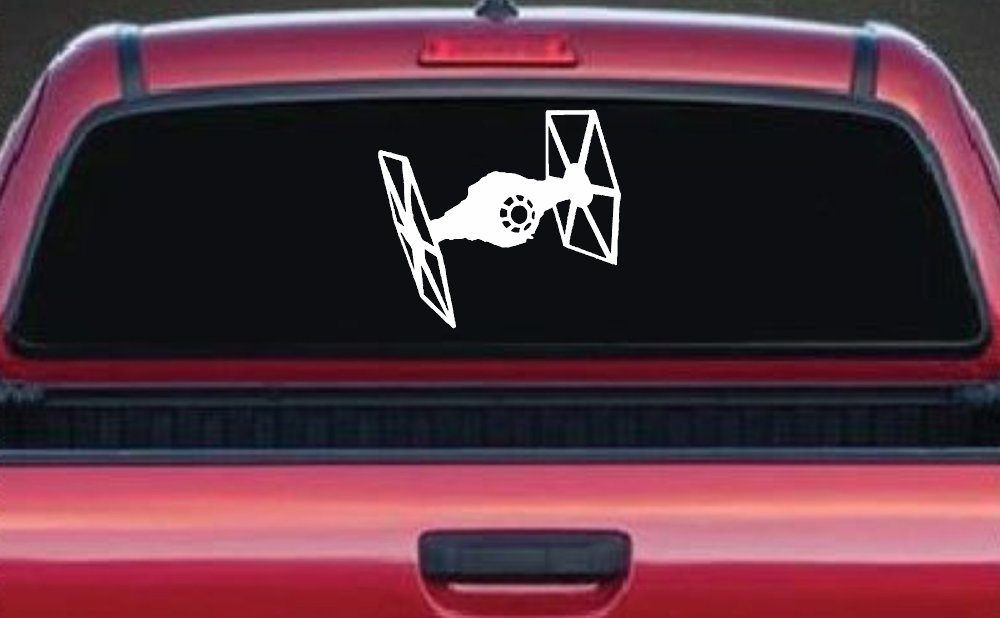 Tie Fighter Sci Fi Car or Truck Window Decal Sticker