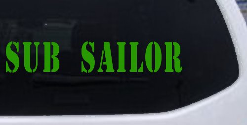 Sub Sailor Military Car or Truck Window Decal Sticker