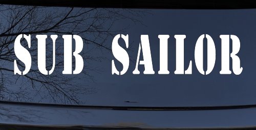 Sub Sailor Military Car or Truck Window Decal Sticker