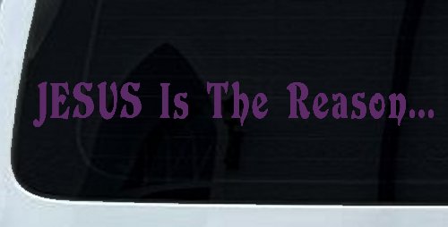 Jesus Is The Reason Christian Car or Truck Window Decal Sticker