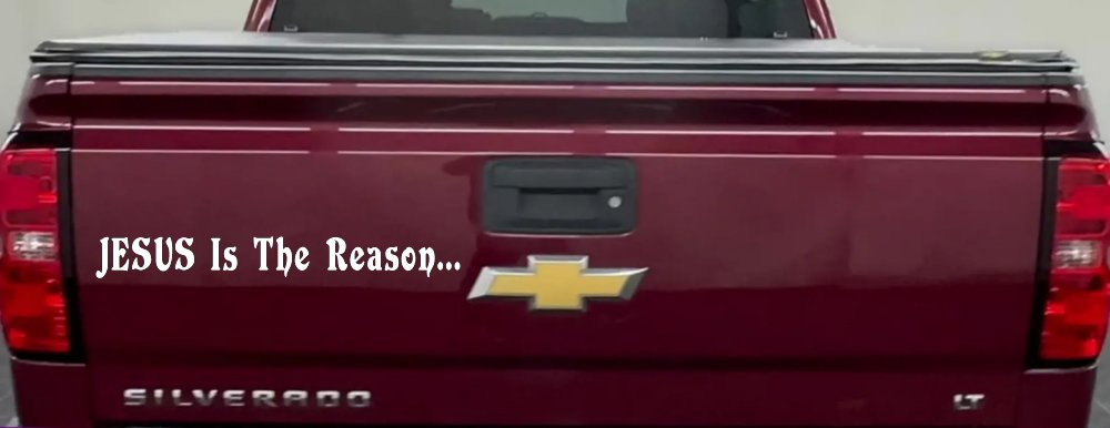 Jesus Is The Reason Christian Car or Truck Window Decal Sticker