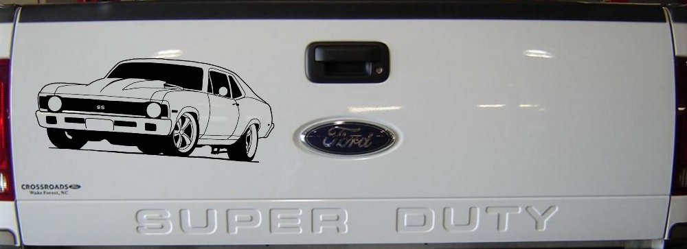 Chevy Nova Car or Truck Window Decal Sticker