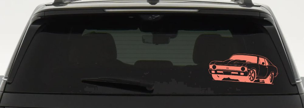 Chevy Nova Car or Truck Window Decal Sticker