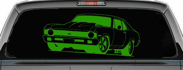 Chevy Nova Car or Truck Window Decal Sticker