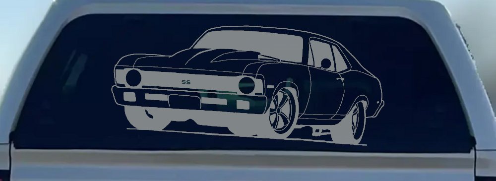 Chevy Nova Car or Truck Window Decal Sticker
