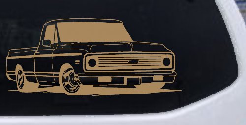 Classic Chevrolet C10 Truck Garage Decals Car or Truck Window Decal Sticker