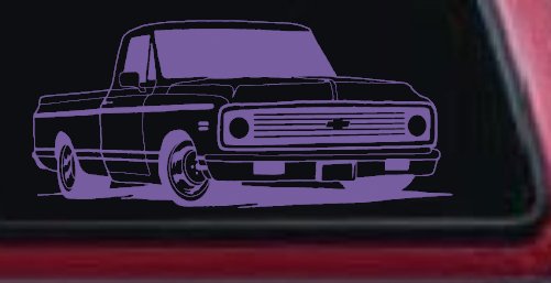 Classic Chevrolet C10 Truck Garage Decals Car or Truck Window Decal Sticker