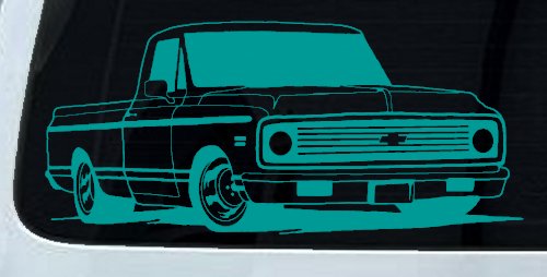 Classic Chevrolet C10 Truck Garage Decals Car or Truck Window Decal Sticker