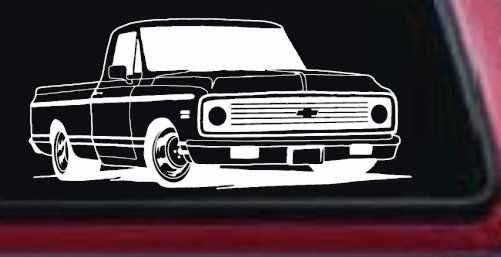 Classic Chevrolet C10 Truck Garage Decals Car or Truck Window Decal Sticker