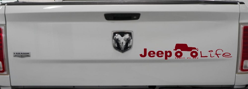 Jeep Thats My Life Off Road Car or Truck Window Decal Sticker