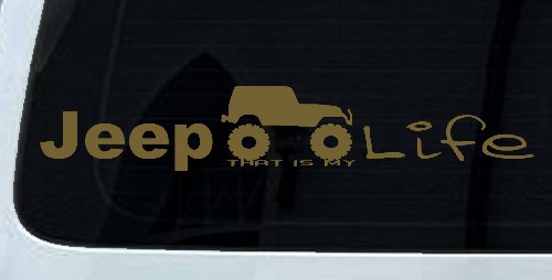 Jeep Thats My Life Off Road Car or Truck Window Decal Sticker