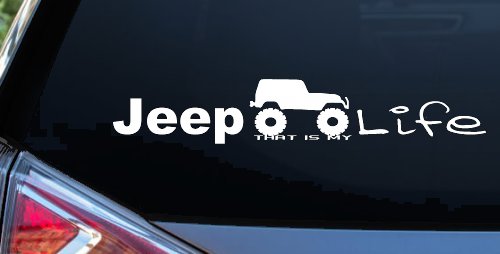 Jeep Thats My Life Off Road Car or Truck Window Decal Sticker