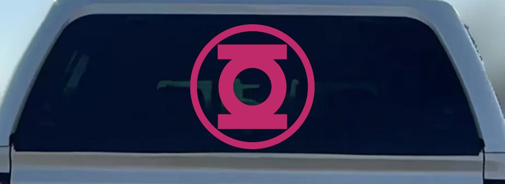 Green Lantern Sci Fi Car or Truck Window Decal Sticker