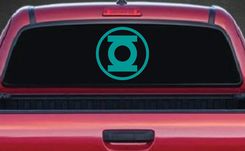 Green Lantern Sci Fi Car or Truck Window Decal Sticker