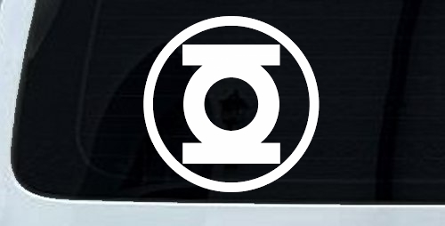 Green Lantern Sci Fi Car or Truck Window Decal Sticker