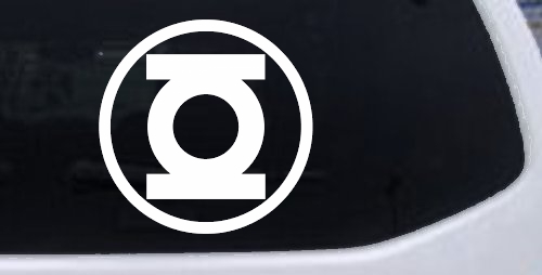 Green Lantern Sci Fi Car or Truck Window Decal Sticker