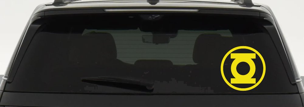 Green Lantern Sci Fi Car or Truck Window Decal Sticker