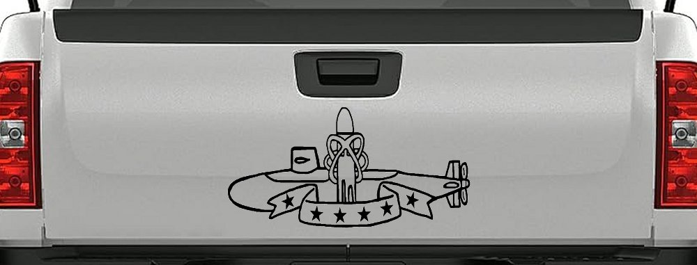 SSBN Deterrent Patrol Insignia Military Car or Truck Window Decal Sticker