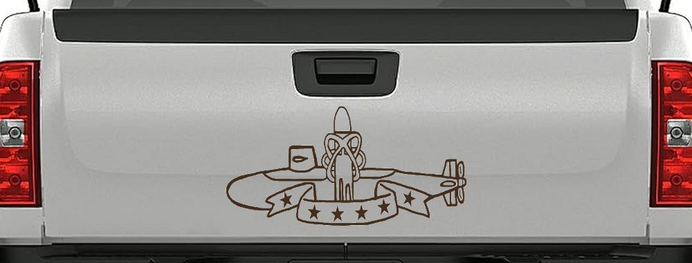 SSBN Deterrent Patrol Insignia Military Car or Truck Window Decal Sticker