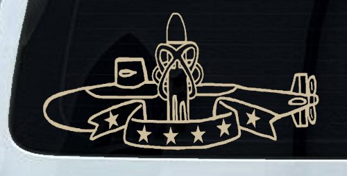 SSBN Deterrent Patrol Insignia Military Car or Truck Window Decal Sticker