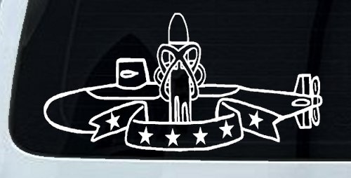 SSBN Deterrent Patrol Insignia Military Car or Truck Window Decal Sticker