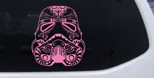 Storm Trooper Sugar Skull Sci Fi Car or Truck Window Decal Sticker