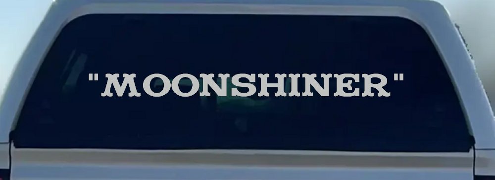 Moonshiner Country Car or Truck Window Decal Sticker