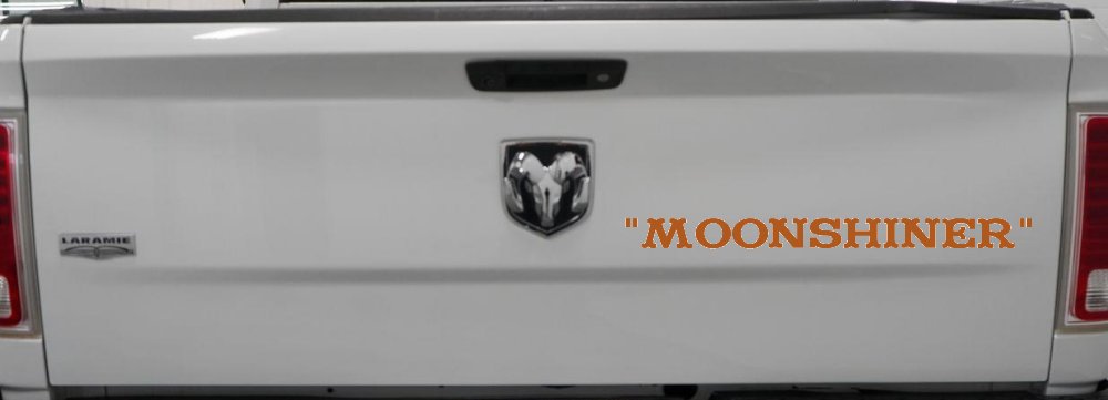 Moonshiner Country Car or Truck Window Decal Sticker (Nut Brown)