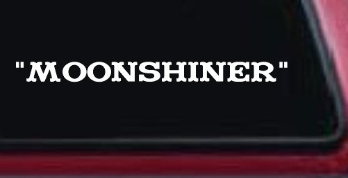 Moonshiner Country Car or Truck Window Decal Sticker