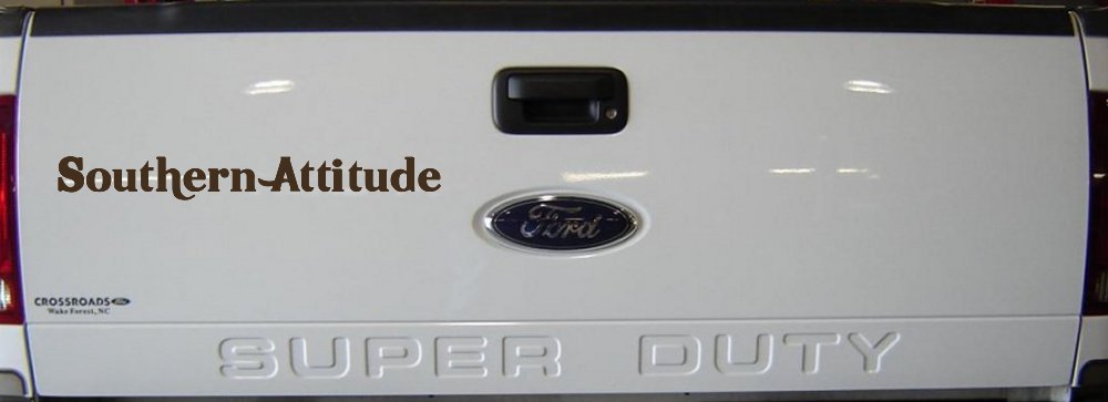 Southern Attitude Country Car or Truck Window Decal Sticker