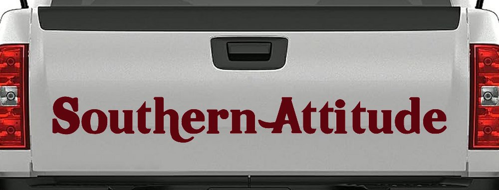 Southern Attitude Country Car or Truck Window Decal Sticker