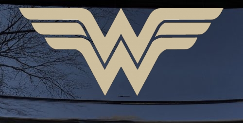 Wonder Woman Sci Fi Car or Truck Window Decal Sticker