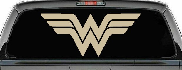 Wonder Woman Sci Fi Car or Truck Window Decal Sticker