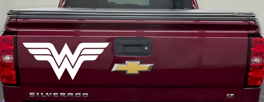 Wonder Woman Sci Fi Car or Truck Window Decal Sticker