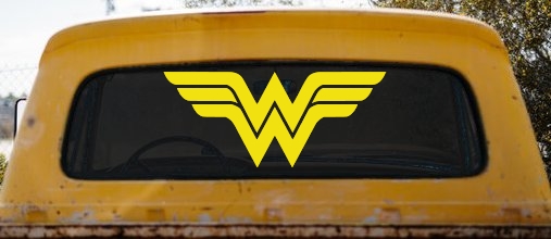 Wonder Woman Sci Fi Car or Truck Window Decal Sticker