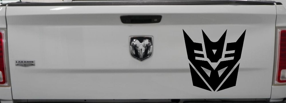 Transformers Decepticon Sci Fi Car or Truck Window Decal Sticker