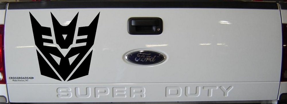 Transformers Decepticon Sci Fi Car or Truck Window Decal Sticker