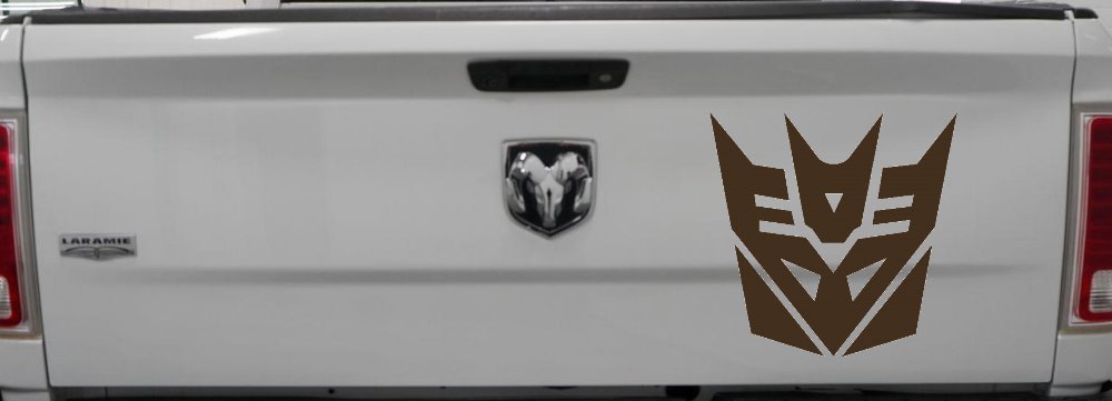 Transformers Decepticon Sci Fi Car or Truck Window Decal Sticker