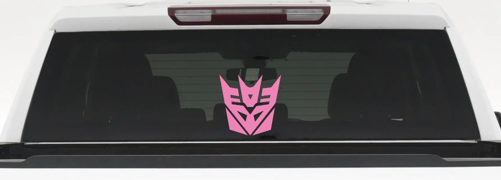 Transformers Decepticon Sci Fi Car or Truck Window Decal Sticker