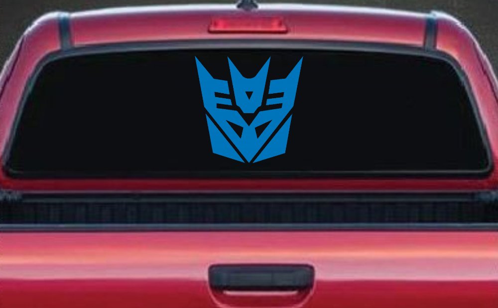 Transformers Decepticon Sci Fi Car or Truck Window Decal Sticker