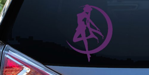 Sailor Moon Sci Fi Car or Truck Window Decal Sticker (Violet)