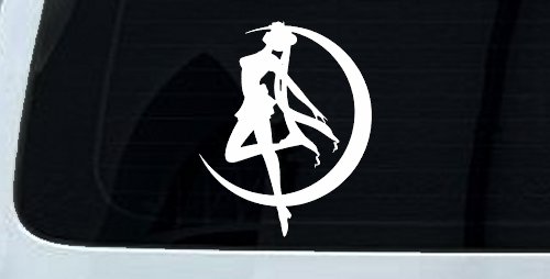 Sailor Moon Sci Fi Car or Truck Window Vinyl Decal Sticker (White)